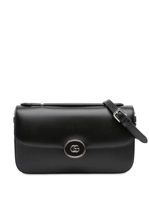 Gucci Pre-Owned 2016-2025 Small Leather Petite GG satchel Black 51UNS3LXZNIX8ZCK