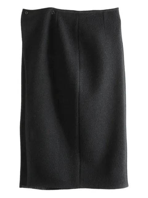 Rier wool midi skirt Black SKT19