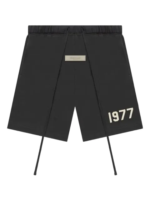 FEAR OF GOD ESSENTIALS drawstring track short Black AW25192BT212050F