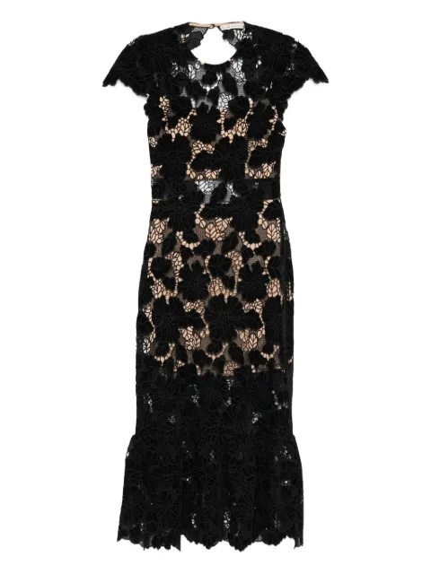 alice + olivia Clover midi dress Black CC510D19534A