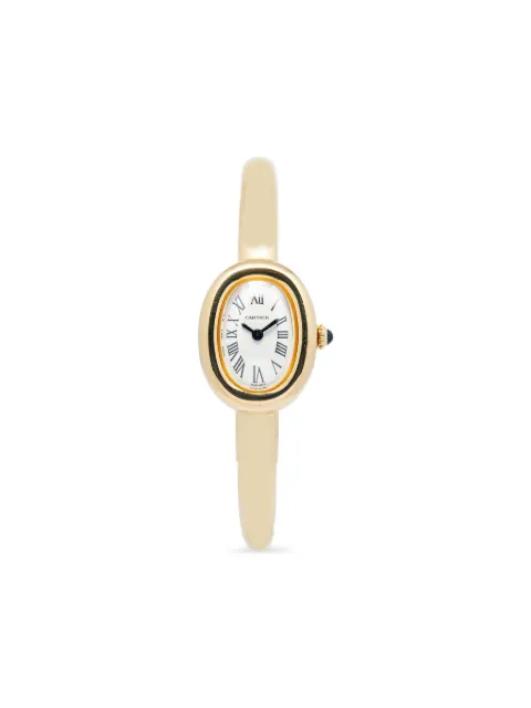 Cartier 18K yellow gold Baignoire 18mm White 4596WGBA0050