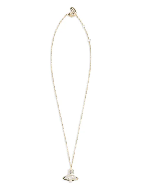 Vivienne Westwood Valentine's Agnatha Bas pendant necklace Gold 630203G002R102R102