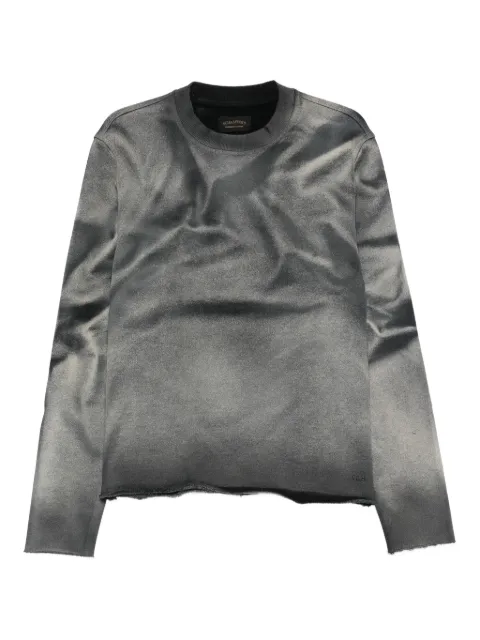 SCHAEFFER'S GARMENT HOTEL raw-hem crew-neck T-shirt Grey SWCI