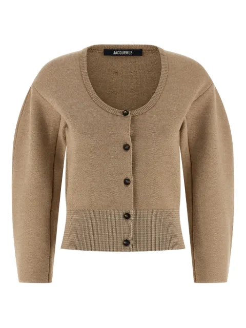 Jacquemus The Doppio cardigan Neutrals CDW00808AK00185