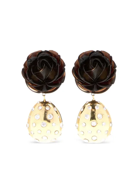 Magda Butrym rose earrings Gold 710925