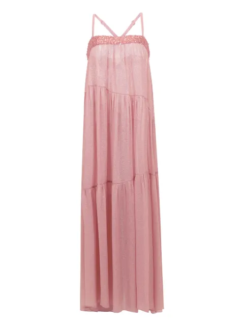 SANA OSMANI Tobago sequin midi dress Pink TOBAGOPINKSALT