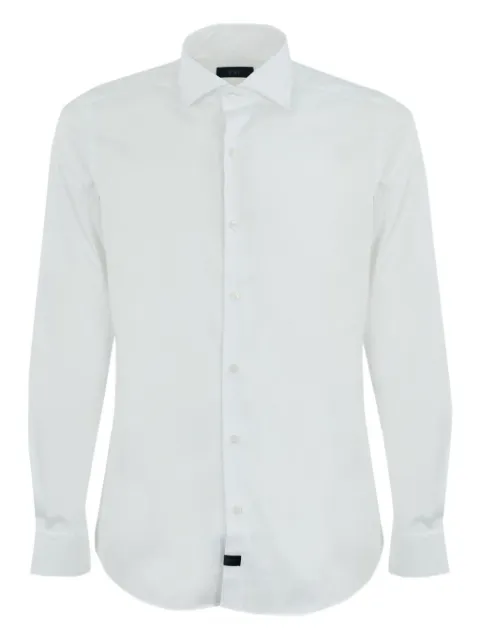 Fay long-sleeve point-collar shirt White NCMA151259SORM