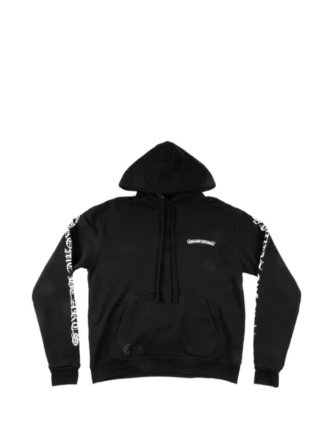 Chrome Hearts Scroll Logo hoodie Black CHRM0347