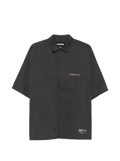 Neighborhood short-sleeve shirt Black 261AQNHSHM01