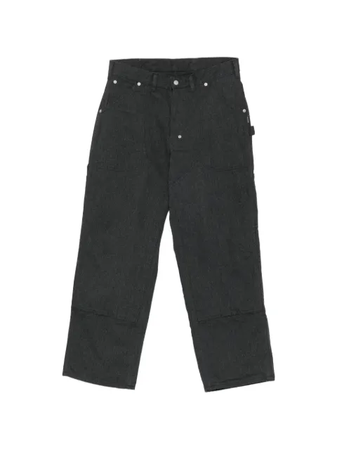 Neighborhood double-knee straight-leg jeans Black 261AQNHPTM03