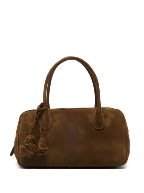 Magda Butrym Brigitte tassel suede tote bag Brown 903426