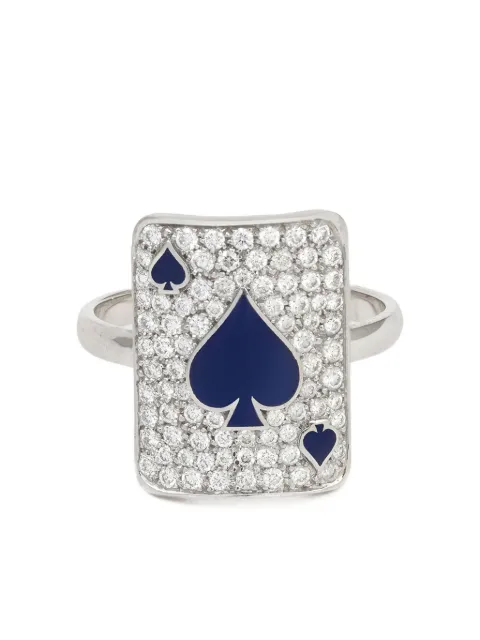 Mysteryjoy 18K white gold Justice diamond ring Silver 109520452