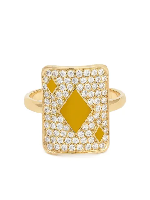 Mysteryjoy 18K yellow gold Honneur diamond ring Gold 104010748