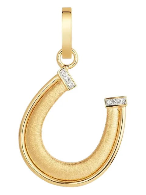 Marie Lichtenberg 18K yellow gold Horseshoe diamond pendant Gold ML00797