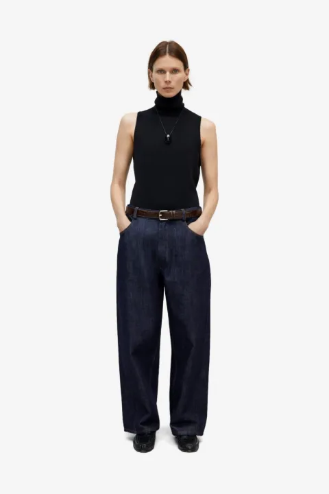 Cordera button-fastening trousers Blue 253071I1