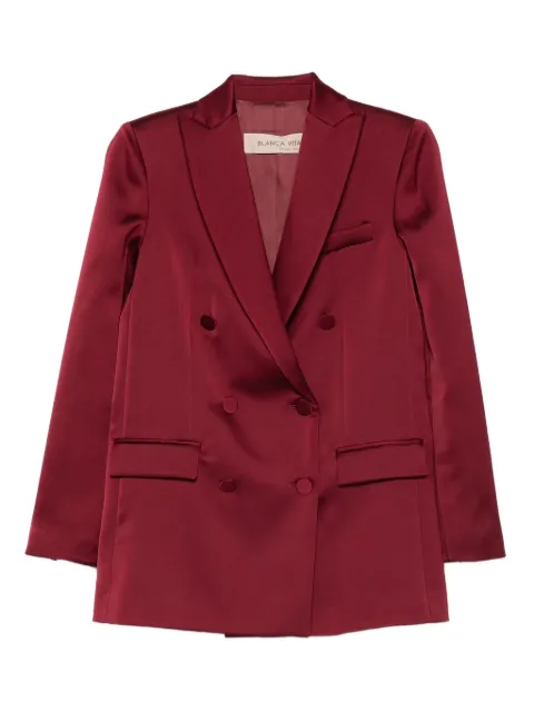 Blanca Vita double-breasted blazer Red GLOXY1334