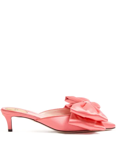 Valentino Garavani Yolande satin mules 45mm Pink WS0NS7UBN