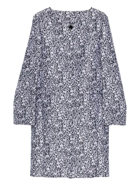TOTEME collarless floral coat Black 261WRO0213FB0588200