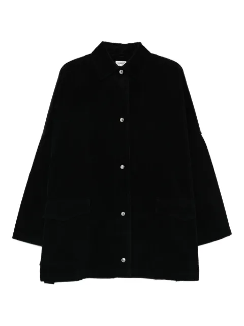 TOTEME pocket overshirt jacket Black 261WRO0269FB0554001
