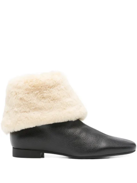 TOTEME shearling boots Black 261WAS0264LE0051357