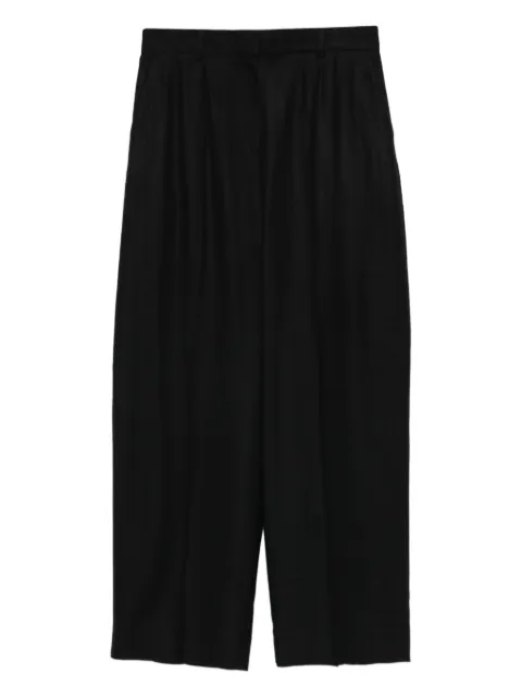 TOTEME flannel trousers Black 261WRB0303FB0472001