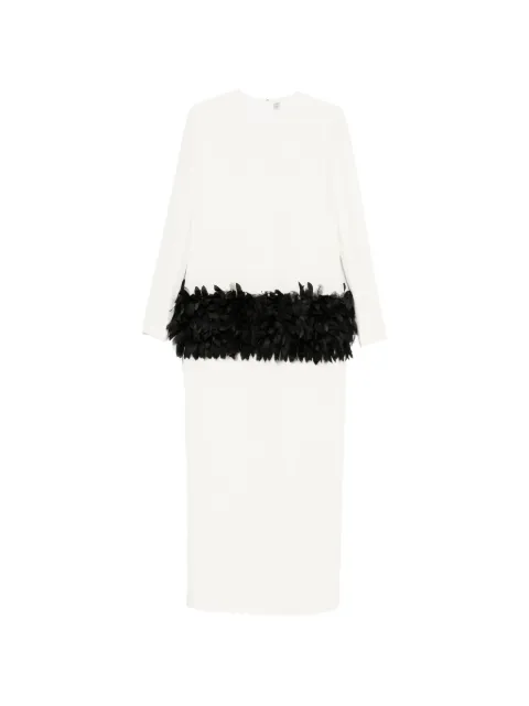 TOTEME petal dress White 261WRD0332FB0550059