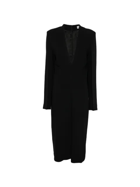 TOTEME tailored slouch dress black Black 261WRD0313FB0068001