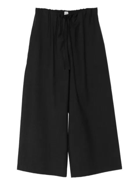 TOTEME drawstring-waist trousers Grey 261WRB0343FB0552019