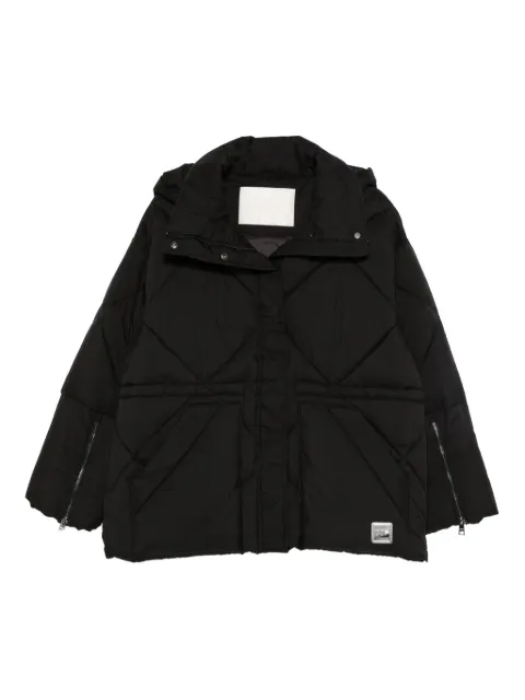 OOF WEAR 9334 quilted hooded parka Black 252MOFJA9334252OF03