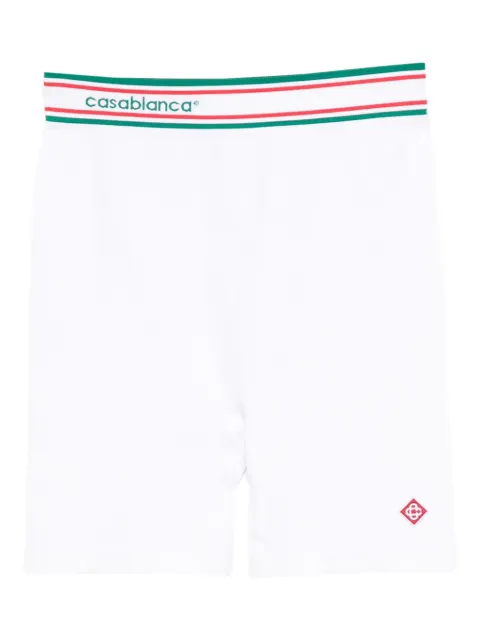Casablanca seamless sports shorts White WAW25ACT025