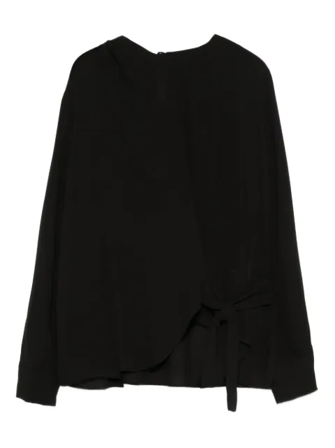 Blanca Vita tie-detail top Black CESTA6534