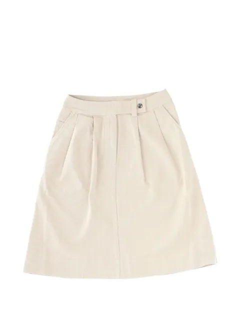 Margaret Howell pleated skirt Neutrals WHSK0512A25KWP