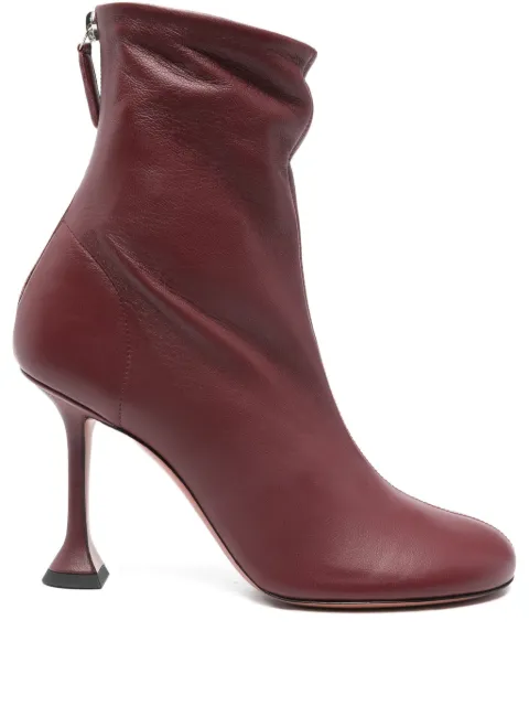Amina Muaddi 95mm Iris heeled boots Red IRISBOOTIE95