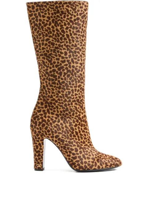 Valentino Garavani 100mm Hotty boots Neutrals WS0NJ3DPQ