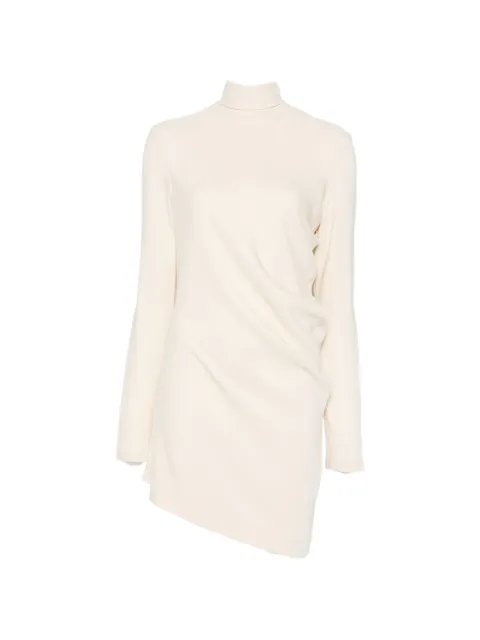 TOTEME high-neck twist blouse Neutrals 261WRT0626FB0558116