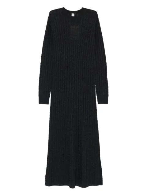 TOTEME cable-knit maxi dress Grey 251WRD0142YA0036019
