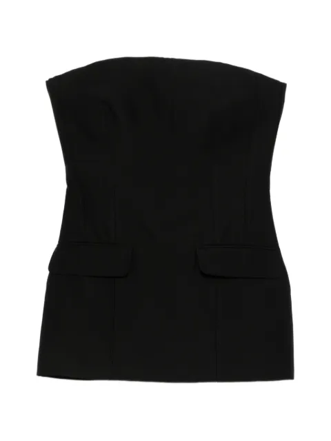 TOTEME strapless pocket top Black 261WRT0611FB0567001