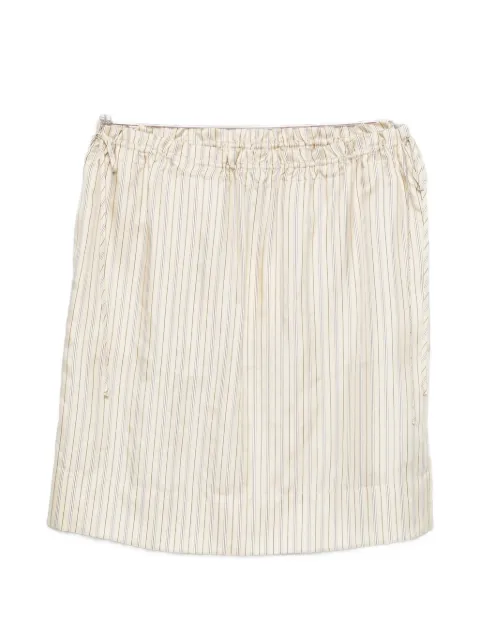 TOTEME striped mini skirt Neutrals 261WRB0281FB0553338