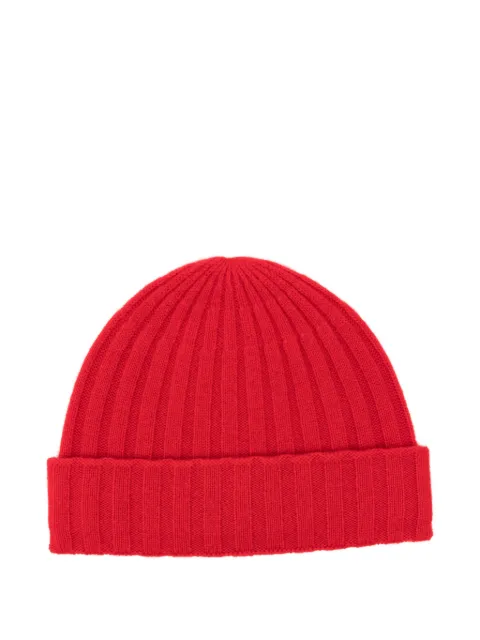 TOTEME ribbed cashmere beanie Red 261WSH1241YA0235344