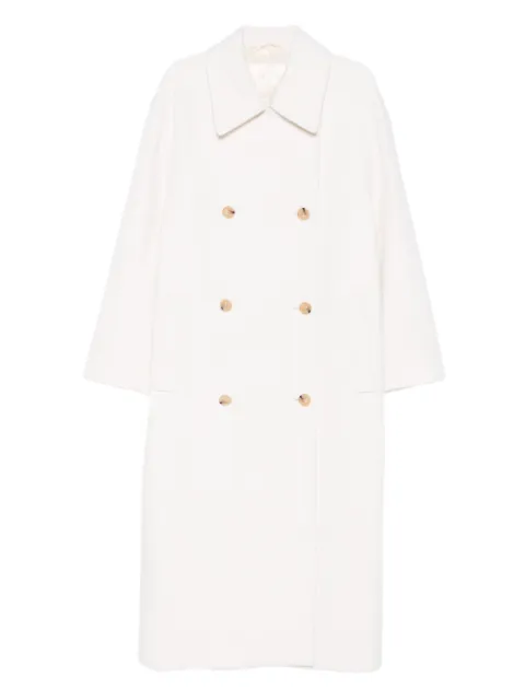 TOTEME double-breasted wool coat Neutrals 261WRO0231FB0598116