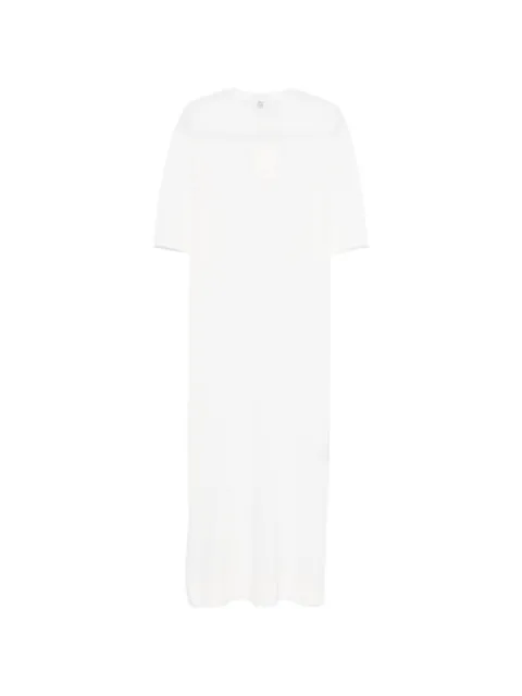 TOTEME merino knit maxi dress Neutrals 261WRD0309YA0226116