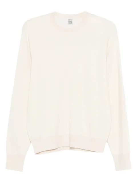 TOTEME crew-neck sweater Neutrals 241WRT1528YA0035116