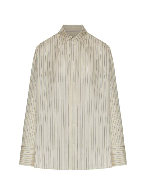 TOTEME oversized striped shirt Neutrals 261WRT0700FB0553338
