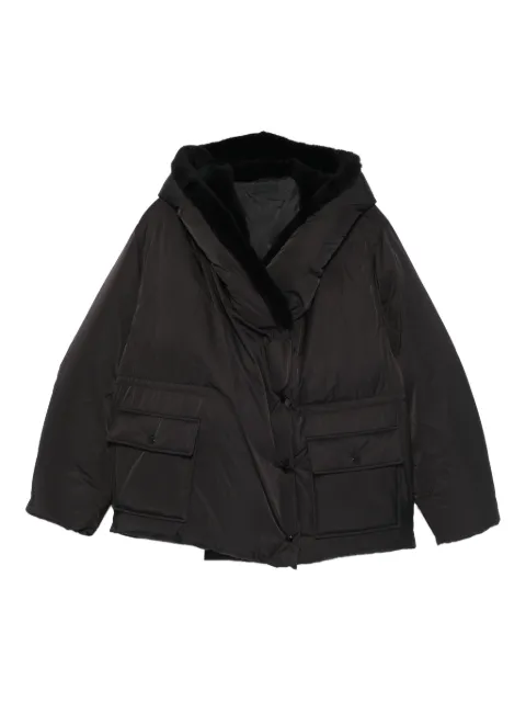 TOTEME cinched puffer jacket black Black 261WRO0299FB0595001