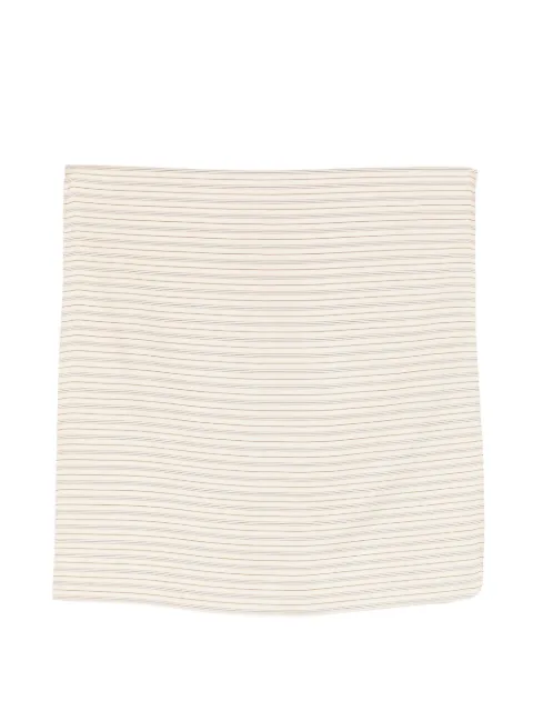 TOTEME striped silk scarf Neutrals 261WSC0149FB0553338