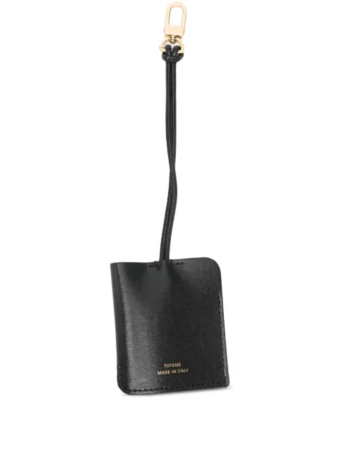 TOTEME grained-leather keyring Black 261WAM0065LE0025001