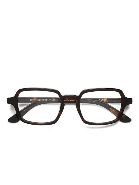 Retrosuperfuture rectangle-frame tortoiseshell glasses Brown NUMERO141