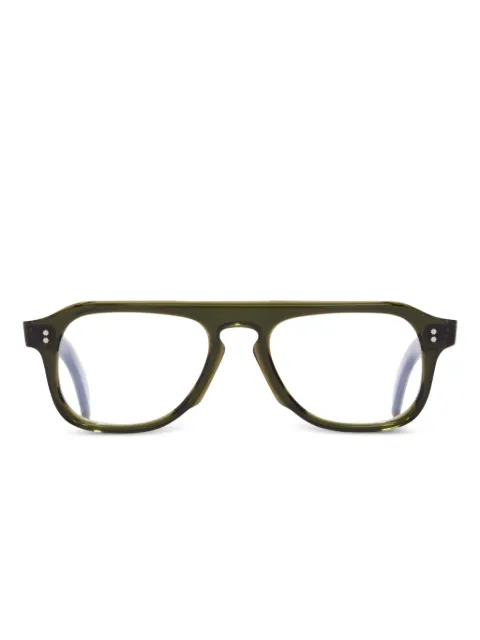 Cutler & Gross pilot-frame glasses Green CGOPGR14