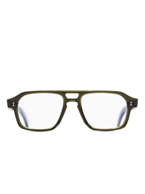 Cutler & Gross pilot-frame glasses Green CGOPGR15