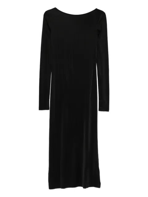 Filippa K scoop-back jersey midi dress Black 31740